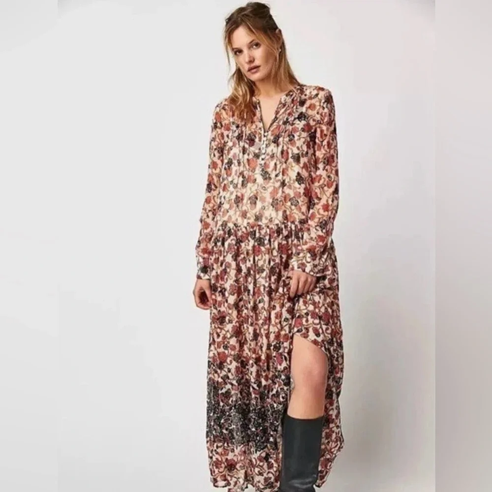 FREE PEOPLE See It Through Dress NO SLIP size XS/S NWT $168